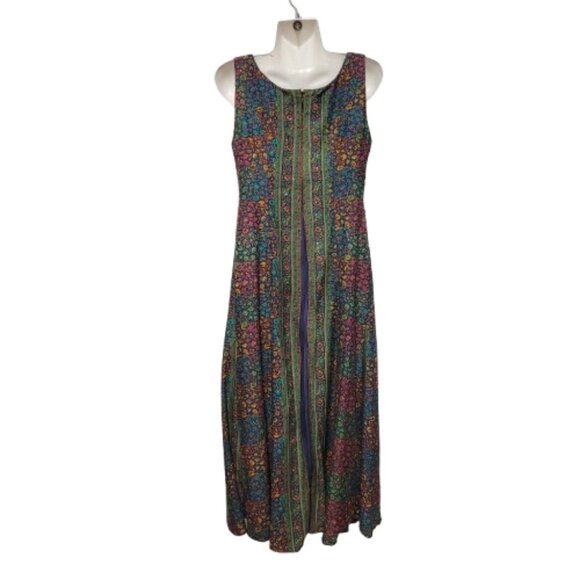 Floral Midi Dress Sequin Midid Dress- Size S/M - Picture 5 of 16
